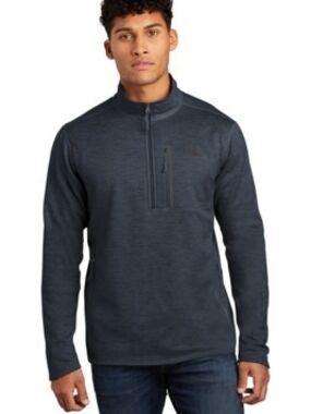 The North Face Men's Heathered Teal Canyonlands Quarter-Zip Skyline Fleece